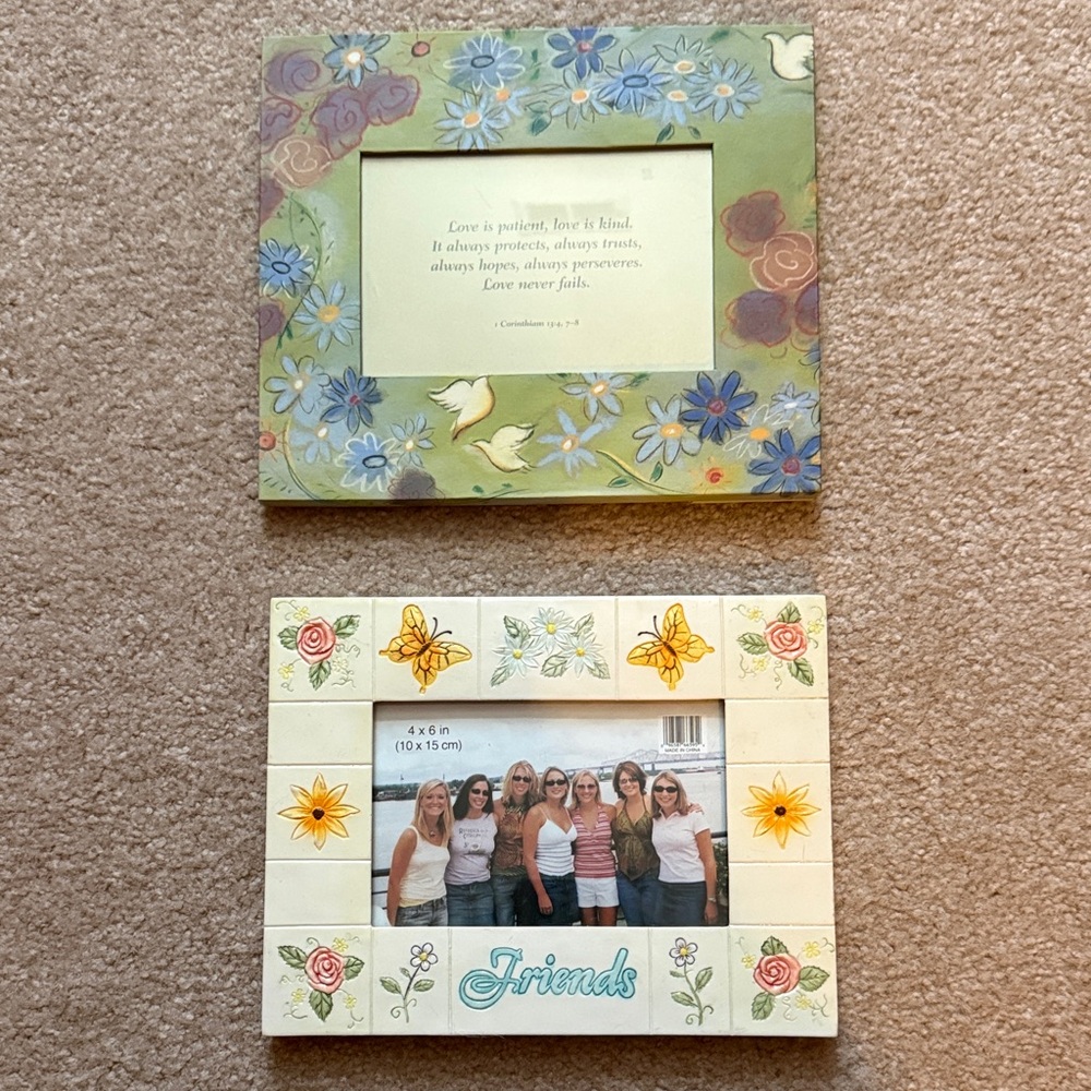 Floral Friends Photo Frame Set